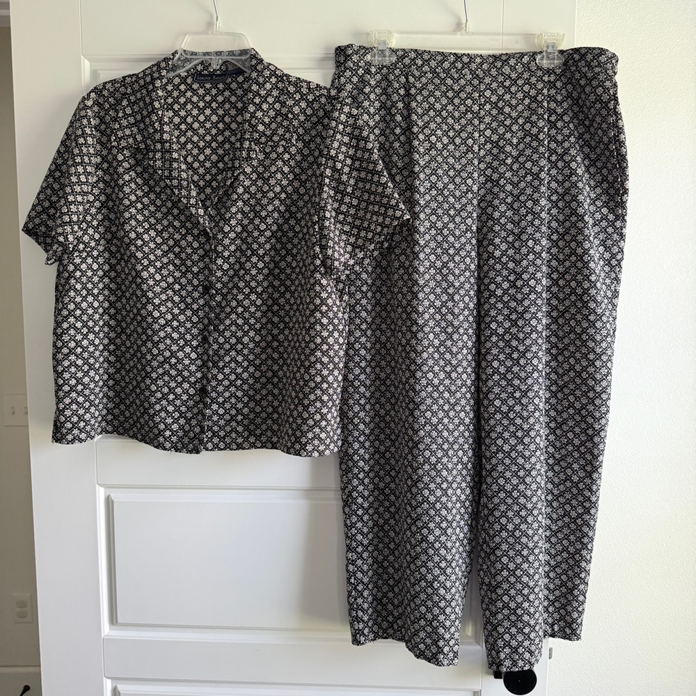 🍁CLOSET CLEAROUT🍁 Laura Scott Wide Leg Pants Set